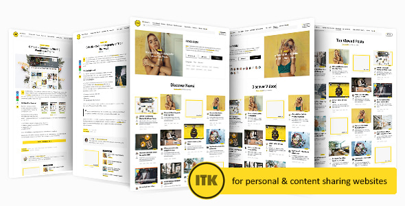 Itaka - Content Sharing WordPress Theme - News / Editorial Blog / Magazine