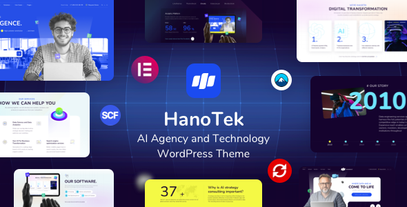 HanoTek - AI Agency & Technology WordPress Theme - Software Technology
