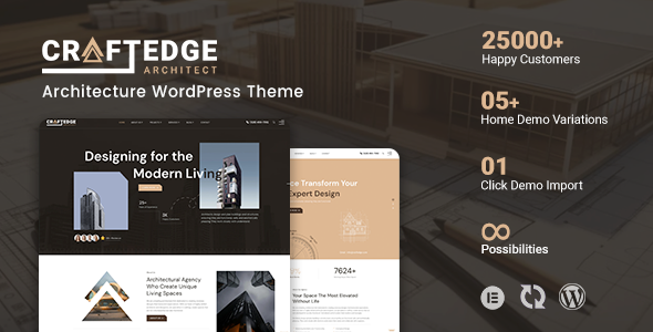 CraftEdge - Architecture WordPress Theme - Business Corporate
