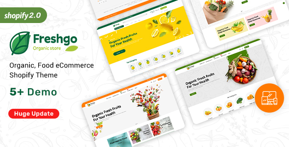 FreshGo - Organic & Supermarket Shopify Food Store - Shopping Shopify