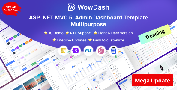 WowDash - ASP .NET MVC 5 - Multipurpose Admin Dashboard Template by ...