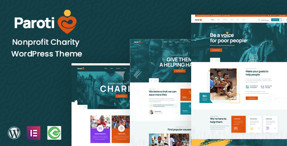 Paroti WordPress Theme v1.1.1 (Nonprofit Charity)