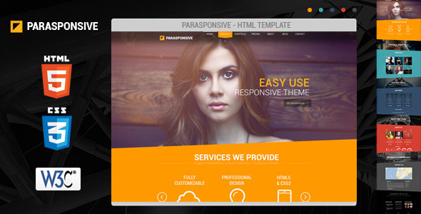 Parasponsive HTML5 / CSS3 - Business Corporate