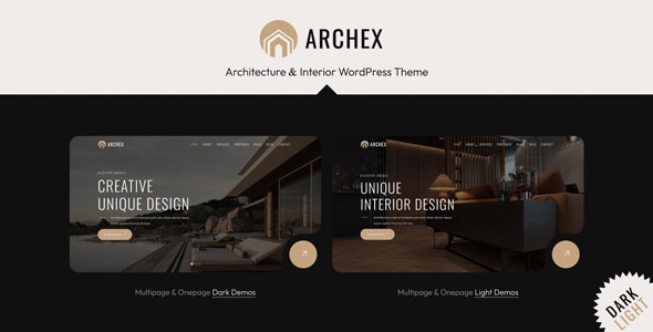 Archex - Architecture & Interior WordPress Theme - Business Corporate