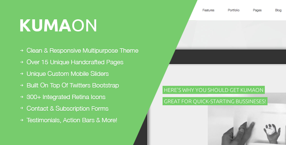 KUMAON, Clean Responsive Multipurpose Theme - Business Corporate