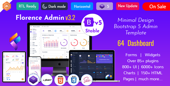Florence Admin - Bootstrap Admin Dashboard Template & User Interface - Admin Templates Site Templates