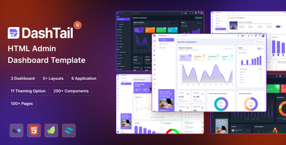 Dashtail Alpine – Tailwind, Alpine Js Admin Dashboard Template - Admin Templates Site Templates