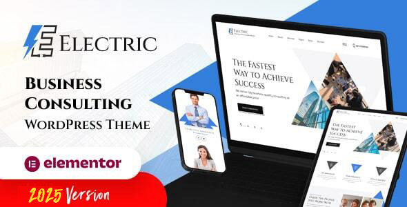 Electric - Elementor Business Consulting WordPress Theme - Business Corporate