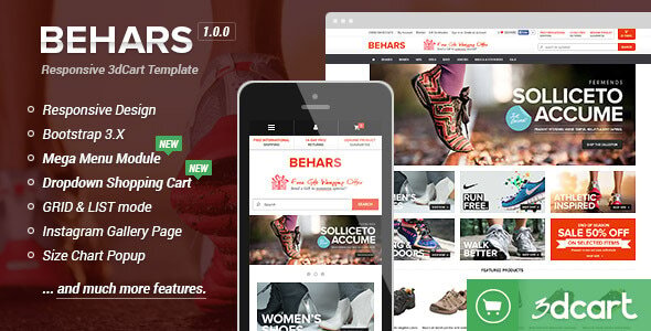Behars - Responsive 3dCart Template (Core) - Miscellaneous eCommerce