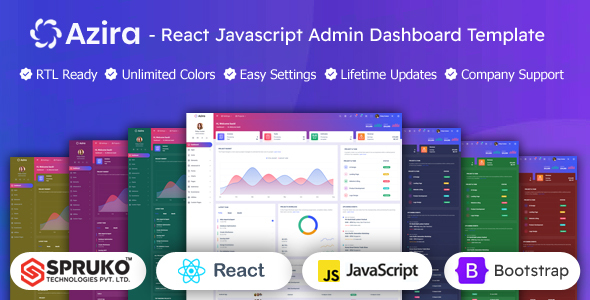 Azira - React Admin Panel Bootstrap Javascript Template - Admin Templates Site Templates