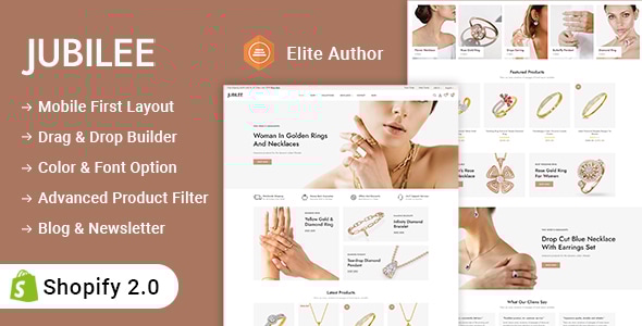 Jubilee - Jewelry Fashion Store Shopify 2.0 Responsive Theme - Fashion Shopify