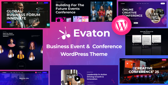 Evaton - Event Conference & Meetup WordPress Theme by Webtend | ThemeForest