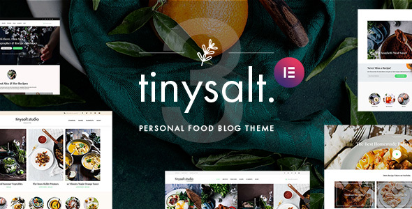 TinySalt - Personal Food Blog WordPress Theme - Personal Blog / Magazine