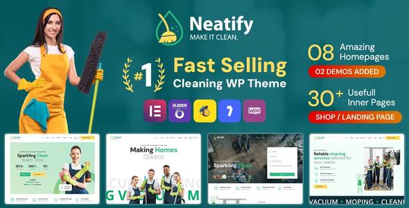 Neatify - Cleaning Services WordPress Theme - Business Corporate