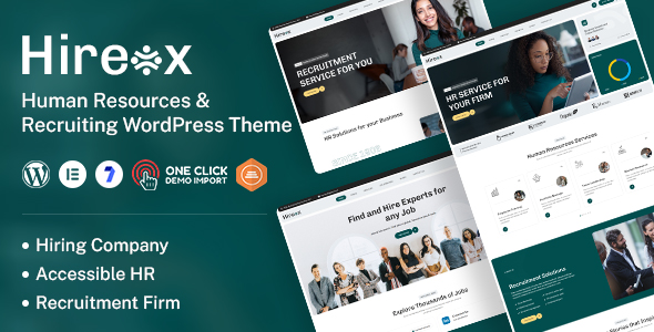 Hireox - Human Resources & Recruiting WordPress Theme by ThemeHt ...