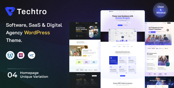 Techtro - Software & Digital Agency WordPress Theme - Software Technology