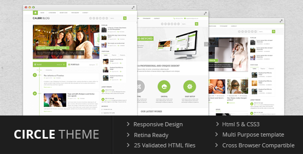 Circle theme - Multi Purpose Template - Corporate Site Templates