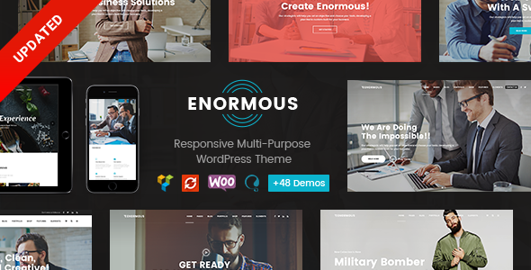 Enormous - Responsive Multi-Purpose WordPress Theme - Business Corporate