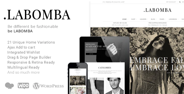 Labomba - Responsive Multipurpose WordPress Theme - WooCommerce eCommerce