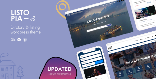Listopia - Directory, Community WordPress Theme - Directory & Listings Corporate