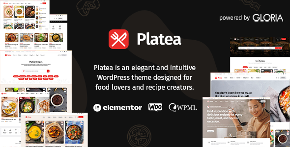 Platea - Recipe WordPress Theme - Food Retail