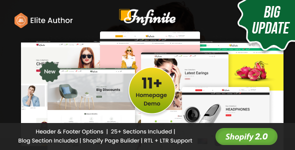 Infinite Multipurpose Shopify Theme - Fashion Shopify