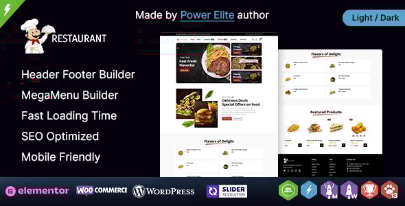 Restaurant WP - Responsive WooCommerce Theme - WooCommerce eCommerce