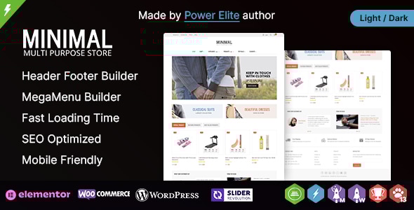 Minimal WP - Multi-purpose Elementor WooCommerce Theme - WooCommerce eCommerce