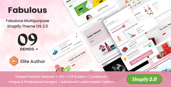 Fabulous - Single Product eCommerce Shopify Theme Os 2.0 - Shopping Shopify