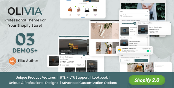 Olivia - Multipurpose Shopify Theme OS 2.0 - Shopify eCommerce