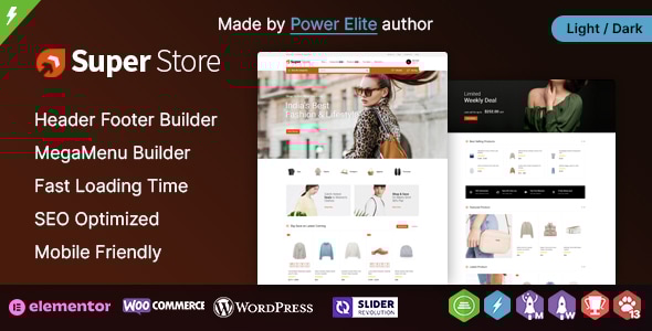 Super Store WP - Multipurpose Elementor WooCommerce Theme - WooCommerce eCommerce