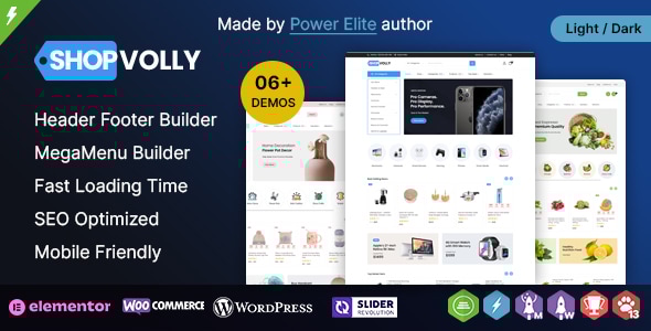 ShopVolly WP - Multipurpose Elementor WooCommerce Theme - WooCommerce eCommerce