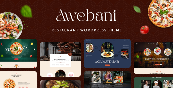 Awebani - Restaurant WordPress Theme - Restaurants & Cafes Entertainment