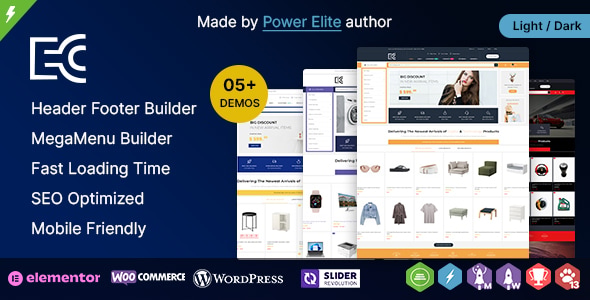 eCode WP - Multipurpose WooCommerce Elementor Theme - WooCommerce eCommerce