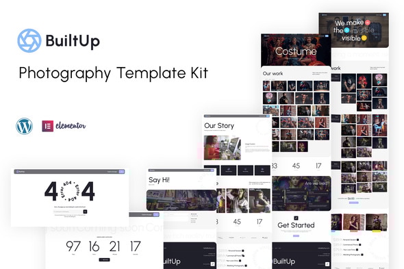BuiltUp - Photography Template Kit - Photography Elementor