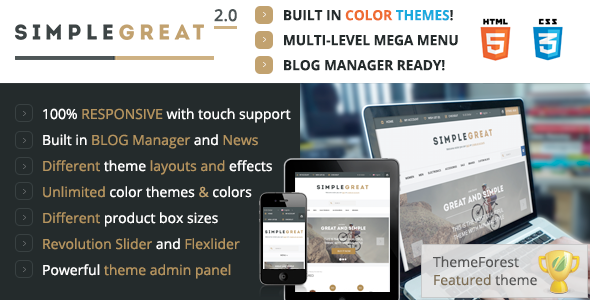 SimpleGreat – Premium Responsive OpenCart theme! - Shopping OpenCart