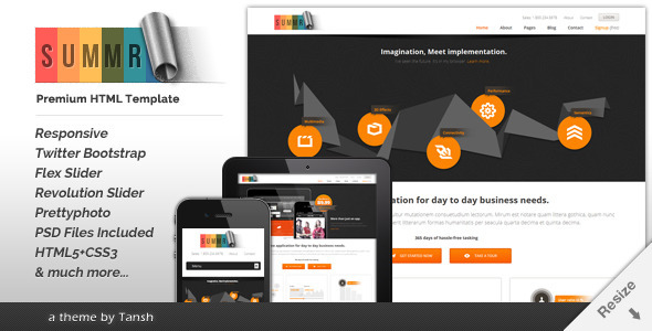 Summr Responsive Business HTML Template - Business Corporate