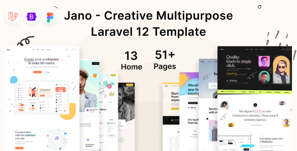 Jano - Creative Multipurpose Laravel 12 Template - Business Corporate