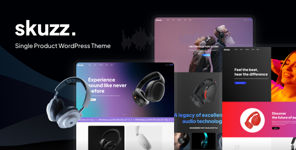 Skuzz – Single Product WordPress Theme - WooCommerce eCommerce