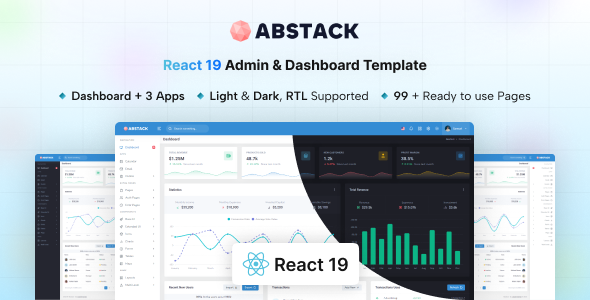 Abstack - React Admin & Dashboard Template - Admin Templates Site Templates
