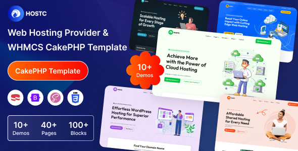 Hostc - Web Hosting Provider & WHMCS CakePHP Template - Hosting Technology