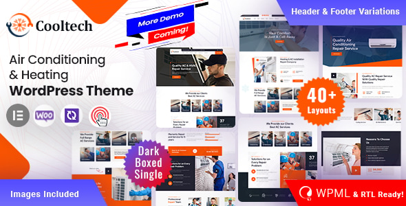 Cooltech - Air Conditioning WordPress Theme - Business Corporate