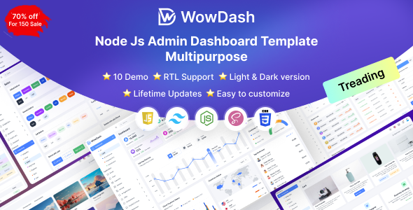 WowDash - Tailwind CSS - Multipurpose Admin Dashboard NodeJs Template - Admin Templates Site Templates