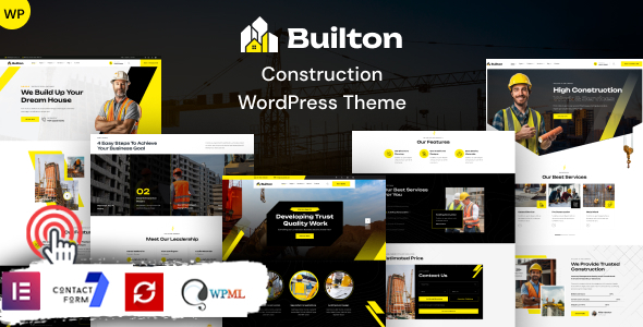 Builton - Construction WordPress Theme - Business Corporate