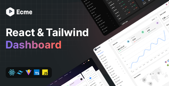 Ecme - React Tailwind Admin Template (React 19) - Admin Templates Site Templates