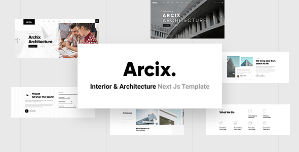 Arcix - Architecture React Next Js Template - Business Corporate