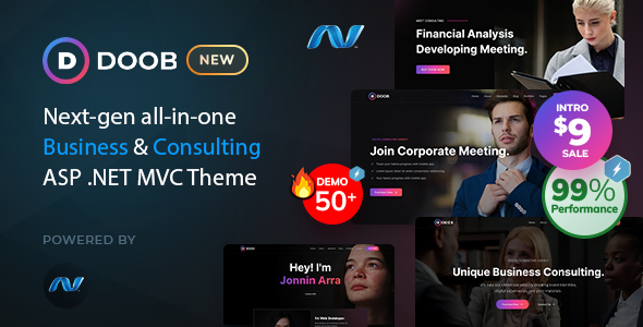 Doob - Business & Consulting ASP .NET MVC 5 Template - Business Corporate