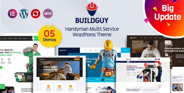 Buildguy - Handyman Renovation Services WordPress Theme - Business Corporate