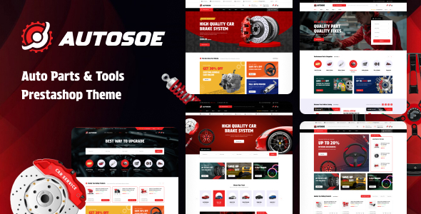 Autosoe Elementor - Car & Auto Parts PrestashopTheme - PrestaShop eCommerce