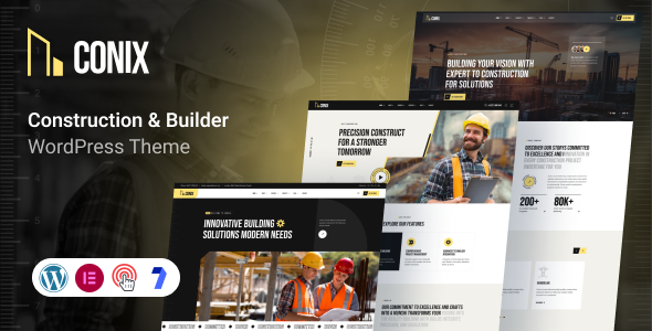 Conix – Construction WordPress Theme - Business Corporate